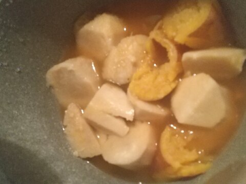 京芋とサツマイモの煮物